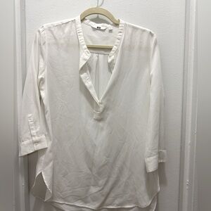 Uniqlo White Button Shirt